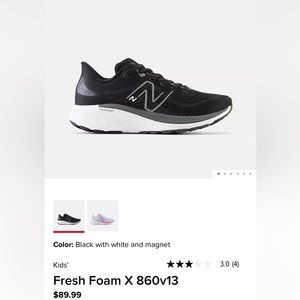 Boys New Balance Fresh Foam X 860v13